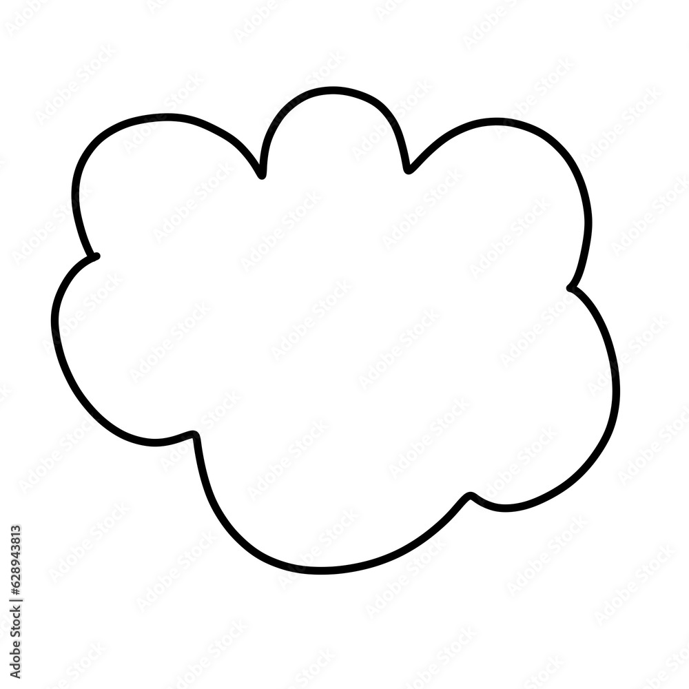 bubble with cloud bubble with cloud
