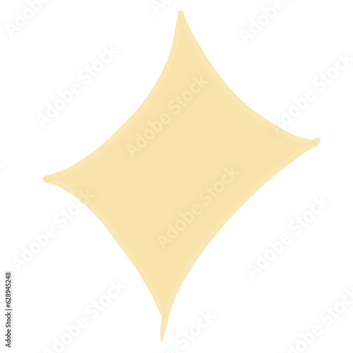golden star isolated