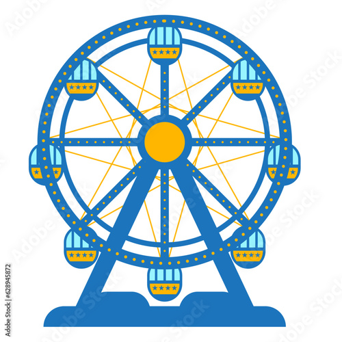 Ferris wheel Illustration 