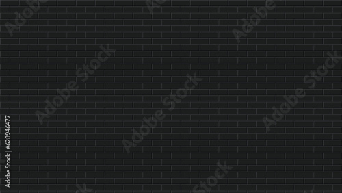 Abstract brick wall vector illustration background design, Black brick wall texture vector illustration
