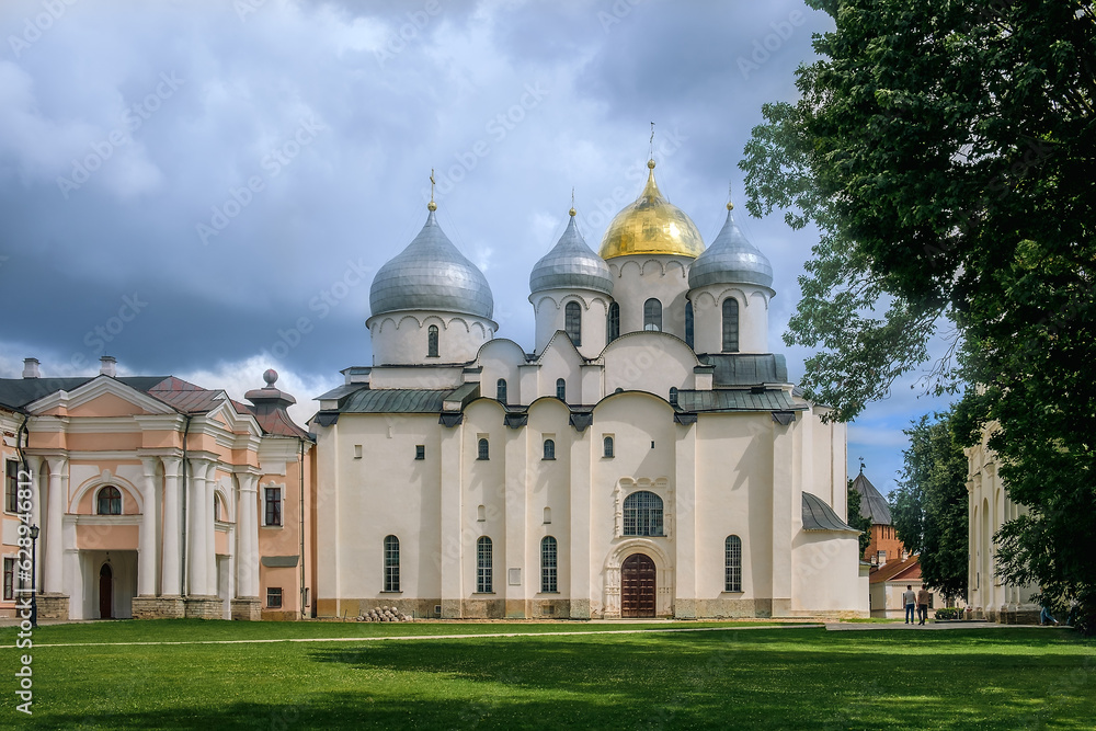 St. Sophia Cathedral, Kremlin, Veliky Novgorod, Russia.