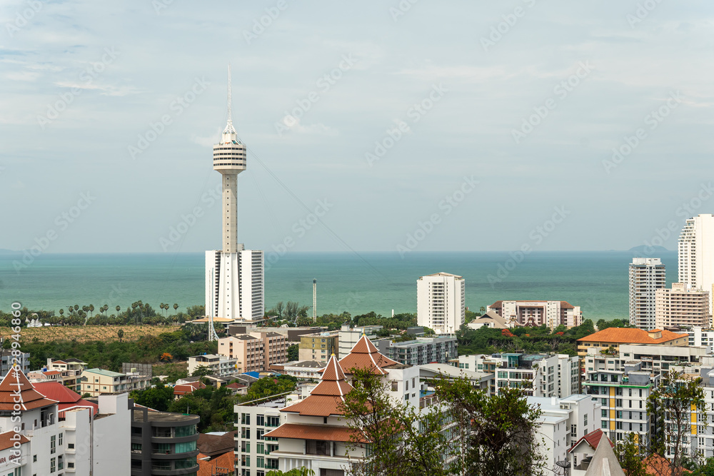 view point of Pattaya at Chonburi province, Thailand. City landscape. view point of Pattaya at Chonburi province, Thailand. City landscape.