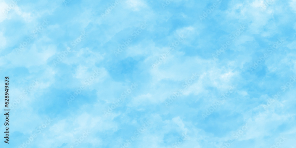 Obraz premium Bright painted sky blue watercolor background,blue watercolor background. blue watercolor abstract background.Stain artistic vector used as being an element, design and card,