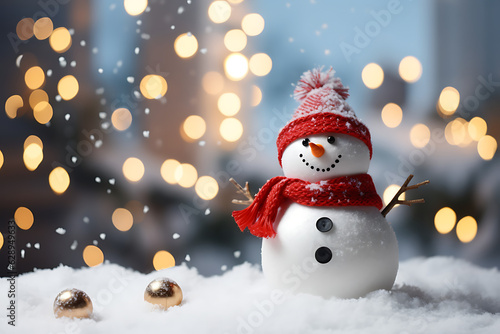 snowman of snow © One-Click-Stock™