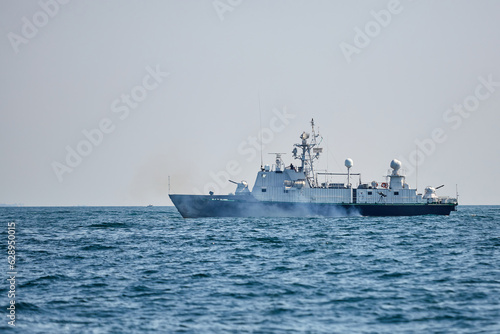 warships on a combat mission. Warship on the transition. © Alexey Lesik