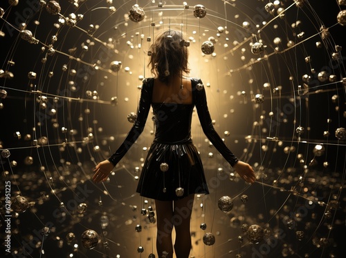 Glamour fashion portrait of...