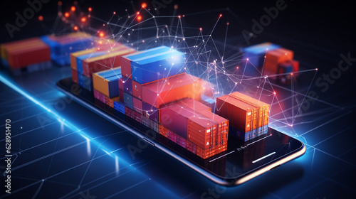 Design an advanced cargo container tracking app, utilizing GPS, RFID, and blockchain technology to provide customers and logistics managers with precise, end-to-end visibility of s Generative AI