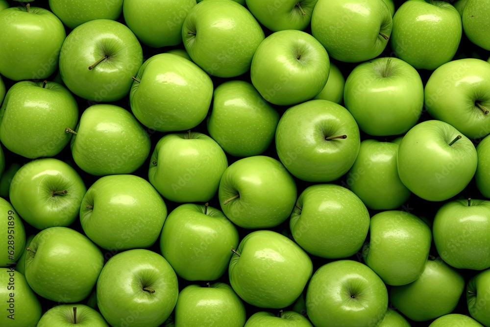 Nature organic fresh green apple. Top view of apples. Pile of freshness. Healthy fruit wallpaper Nature organic fresh green apple. Top view of apples. Pile of freshness. Healthy fruit wallpaper