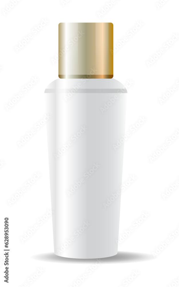 Bottles with spray, dispenser and dropper, cream jar, tube. Cosmetic package. Bottles with spray, dispenser and dropper, cream jar, tube. Cosmetic package.