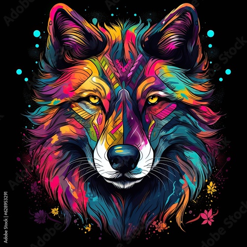 Husky Clip Art or T-Shirt Design