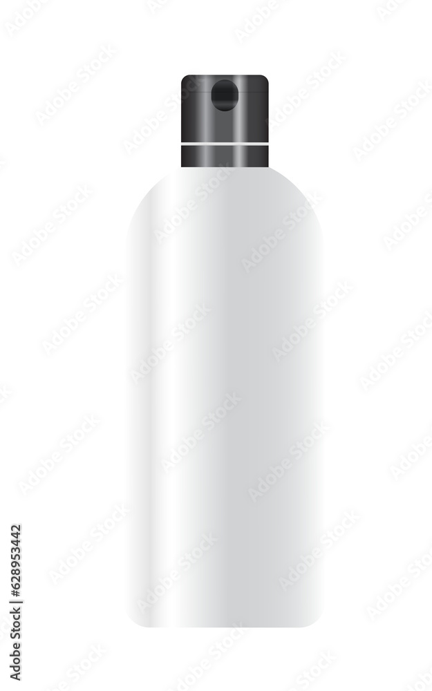 Bottles with spray, dispenser and dropper, cream jar, tube. Cosmetic package. Bottles with spray, dispenser and dropper, cream jar, tube. Cosmetic package.