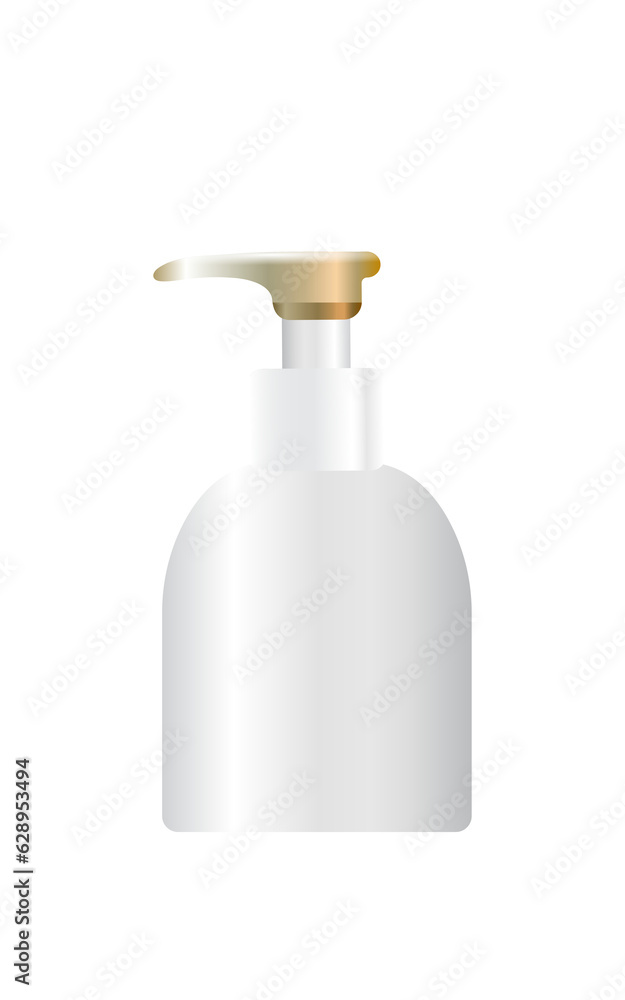 Bottles with spray, dispenser and dropper, cream jar, tube. Cosmetic package. Bottles with spray, dispenser and dropper, cream jar, tube. Cosmetic package.
