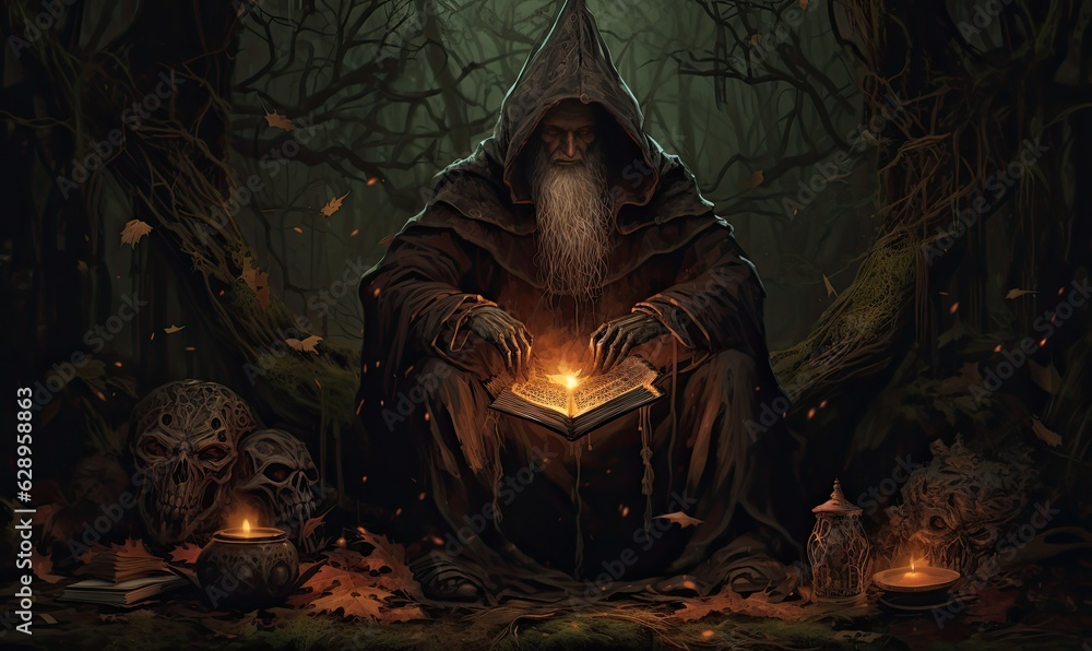 The hermit from the major arcana carries the wisdom of introspection and self-discovery. The hermit from the major arcana carries the wisdom of introspection and self-discovery.