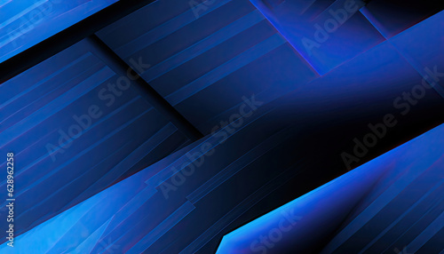 Abostrac Black blue abstract modern background for design. Dark Geometric shape, 3d effect.
