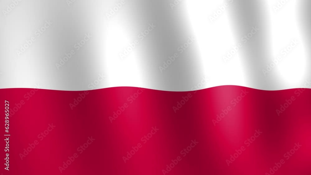 Animation waving flag of Monaco Animation waving flag of Monaco