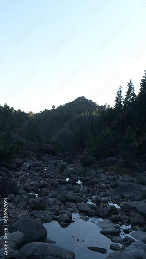 Vertical Video of Mountain and River Vertical Video of Mountain and River