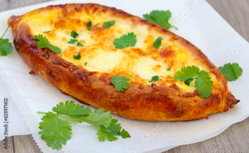 baked cheese filled bread