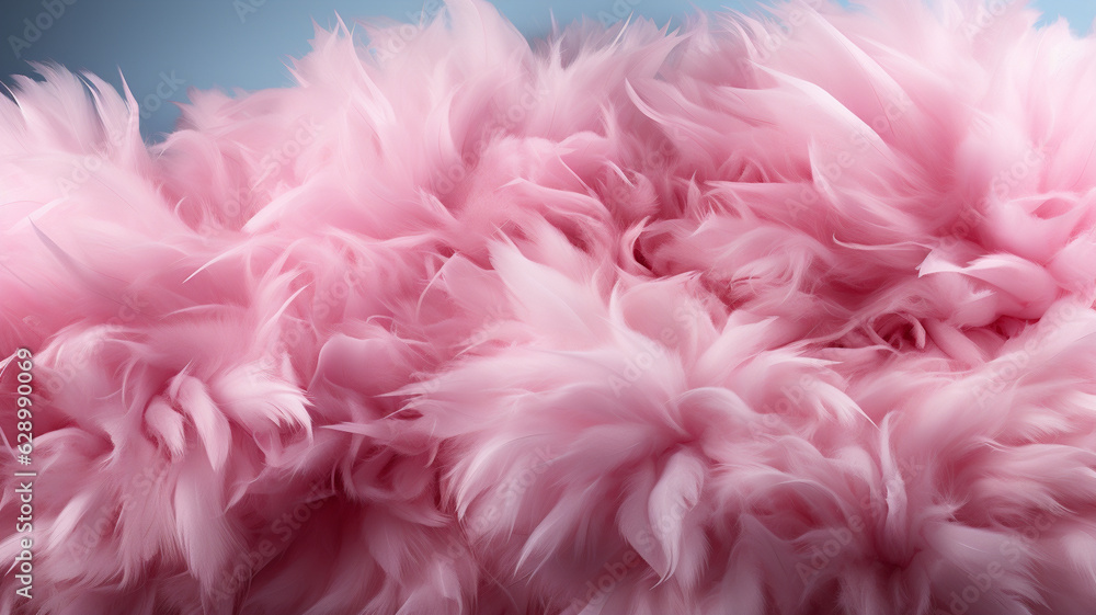 pink bear in white fluffy fluffy clouds.generative ai pink bear in white fluffy fluffy clouds.generative ai