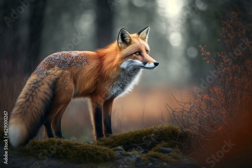 Picture of a fox. Generative AI