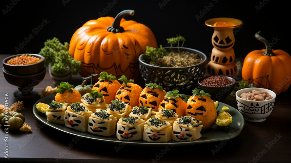 Halloween food. Generative AI Halloween food. Generative AI