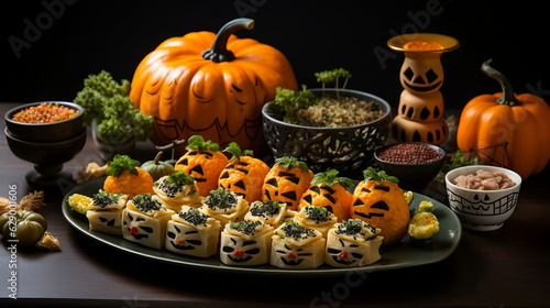 Halloween food. Generative AI © Kateryna Kordubailo