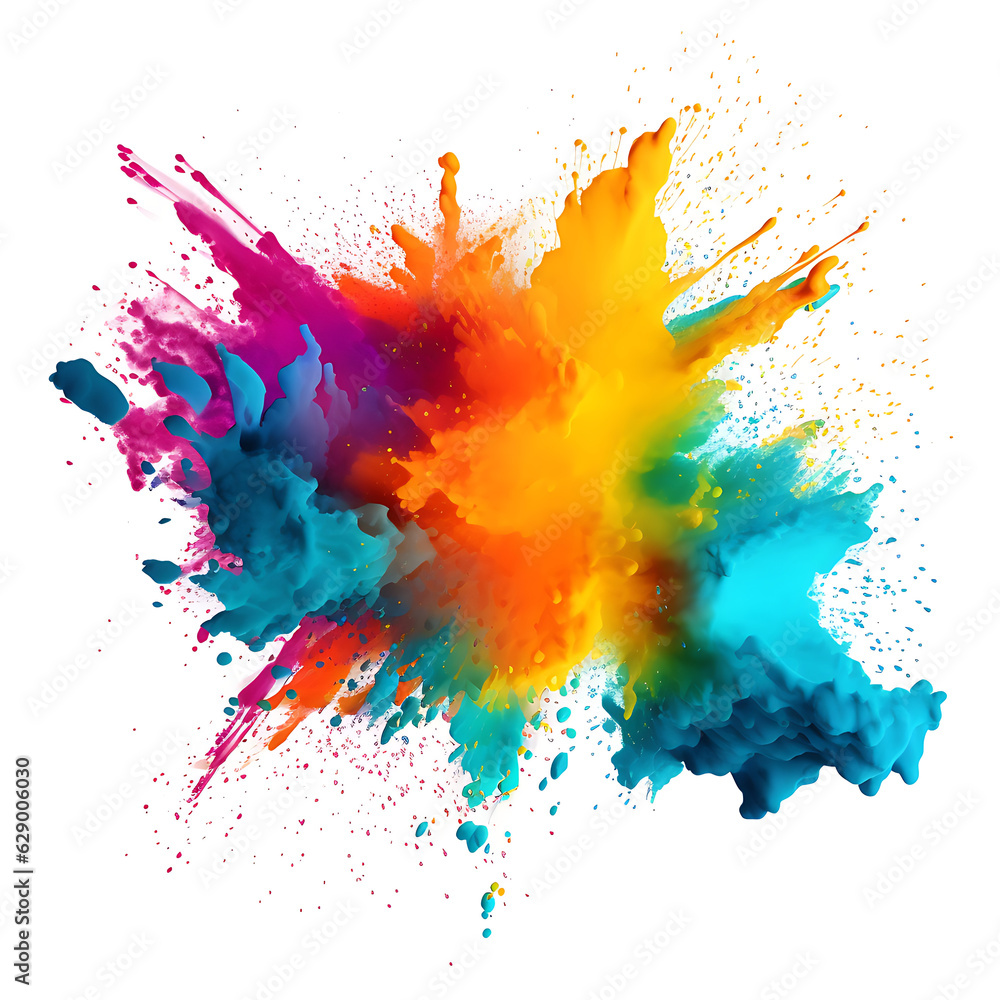 colorful ink splashes colorful ink splashes