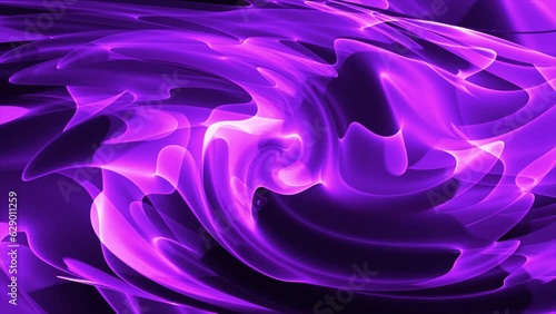 Elegant purple Twirl Animated waving background, video. Twirl Background Animation.
