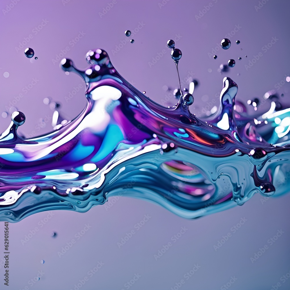 Fototapeta premium Zero G Splash