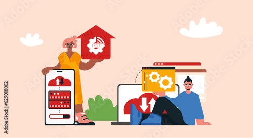 Representation of the IOT Alter and Back Bunch, Locks in Solid Organize and Supporting Creative Headways for a More sharp Future.