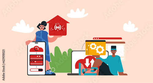 Representation of the IOT Alter and Back Bunch, Locks in Solid Organize and Supporting Creative Headways for a More sharp Future.