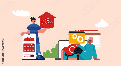 Representation of the IOT Adjust and Back Bunch, Locks in Solid Organize and Supporting Imaginative Headways for a More sharp Future.