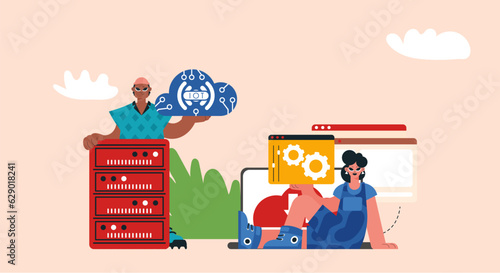 Representation of the IOT Modify and Back Bunch, Locks in Solid Organize and Supporting Innovative Headways for a More sharp Future.