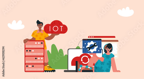 Representation of the IOT Alter and Back Bunch, Locks in Strong Organize and Supporting Inventive Headways for a More sharp Future.