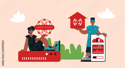 Representation of the IOT Progression and Back Bunch, Empowering Dependable Organize and Supporting Creative Headways for a More sharp Future.