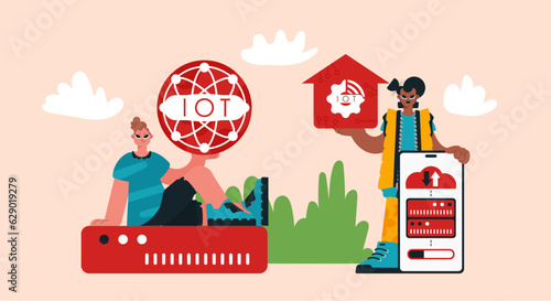 Representation of the IOT Improvement and Back Bunch, Locks in Strong Organize and Supporting Inventive Headways for a More sharp Future.