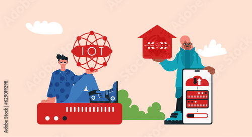Representation of the IOT Change and Back Bunch, Locks in Solid Organize and Supporting Innovative Headways for a More sharp Future.