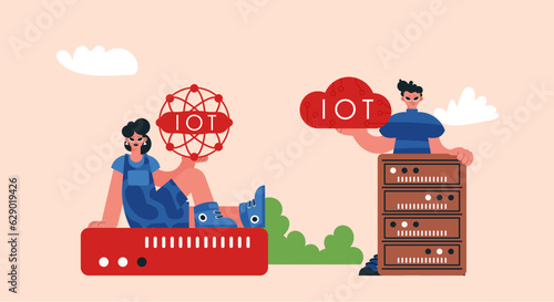 Representation of the IOT Alter and Back Bunch, Locks in Strong Organize and Supporting Innovative Headways for a More sharp Future.