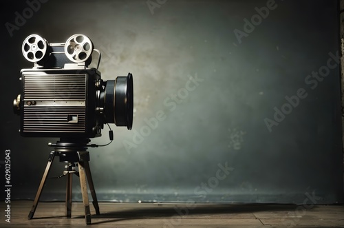 A camera on a tripod Generative AI