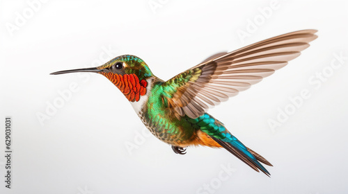 hummingbird in flight. Generative Ai. 