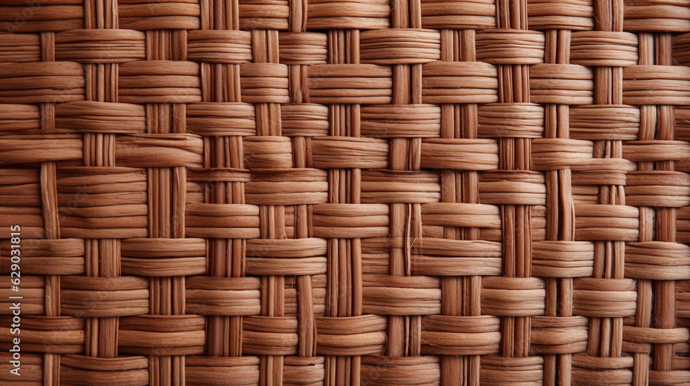 wicker basket weave texture. Generative Ai. wicker basket weave texture. Generative Ai.