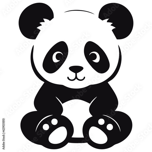 Fototapeta Naklejka Na Ścianę i Meble -  Cute Panda Bear 