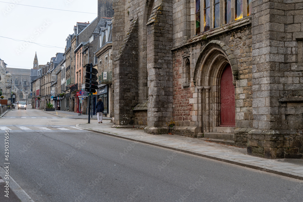 Obraz premium Chapelle Notre-Dame de Kreisker, Saint-Pol-de-Leon, Bretagne