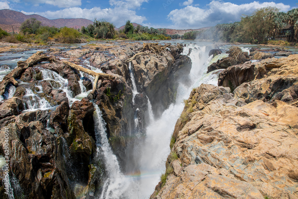 Epupa Falls on the Kuene River, Namibia Epupa Falls on the Kuene River, Namibia