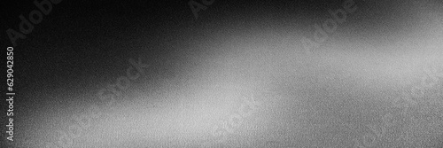 Fotografie, Tablou Black dark gray silver white wave abstract background for design