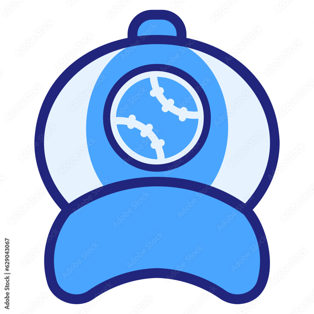 Obraz premium Hat blue icon