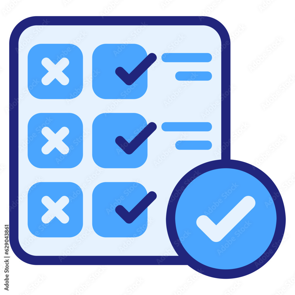 Testing blue icon Testing blue icon