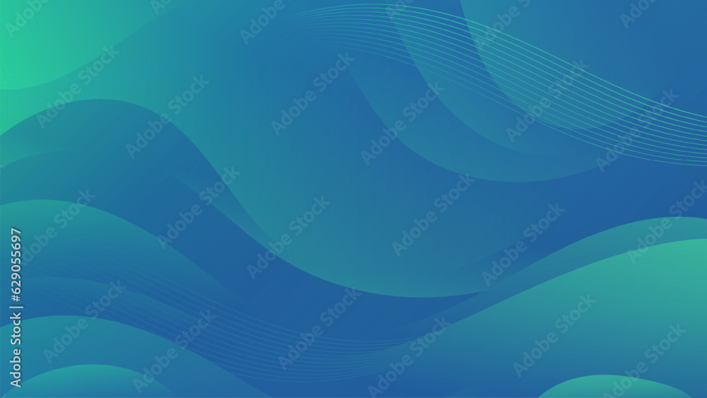 Abstract Gradient Green Blue liquid background. Modern background design. Dynamic Waves. Fluid shapes composition. Fit for website, banners, brochure, posters Abstract Gradient Green Blue liquid background. Modern background design. Dynamic Waves. Fluid shapes composition. Fit for website, banners, brochure, posters