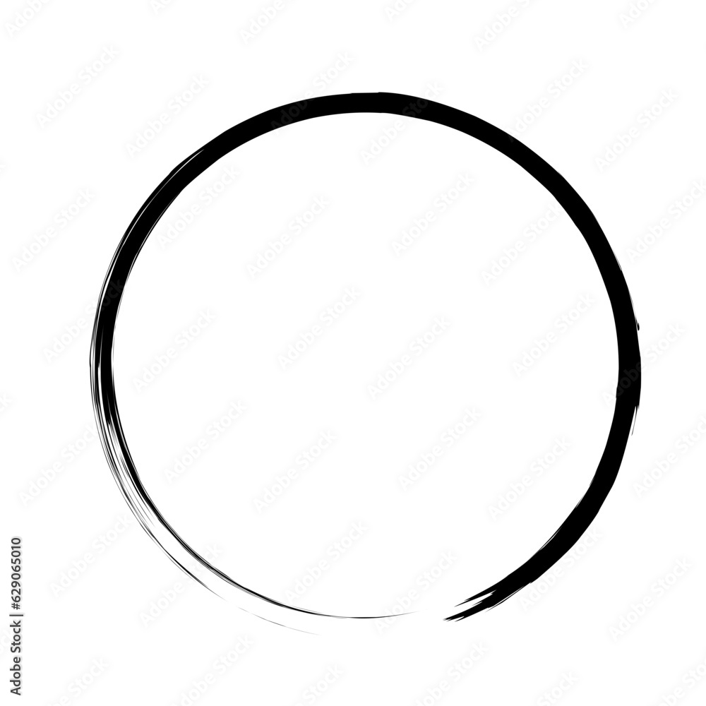 Black ink circle Black ink circle