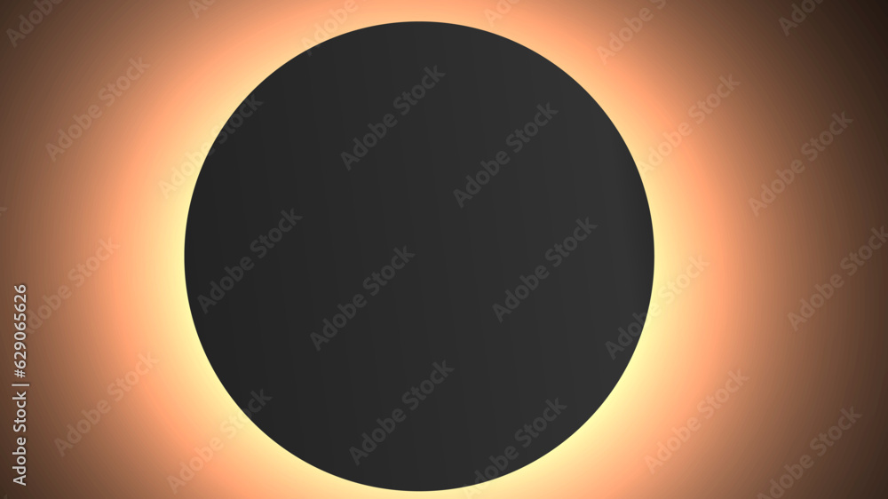 Abstract circle illuminate light frame with color gradient on background. Abstract circle illuminate light frame with color gradient on background.