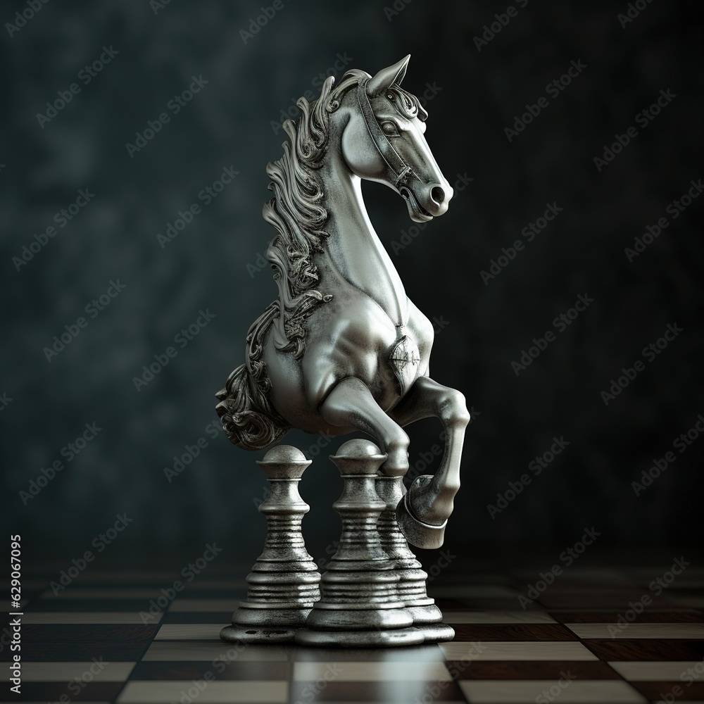 old horse knight stone chess piece old horse knight stone chess piece